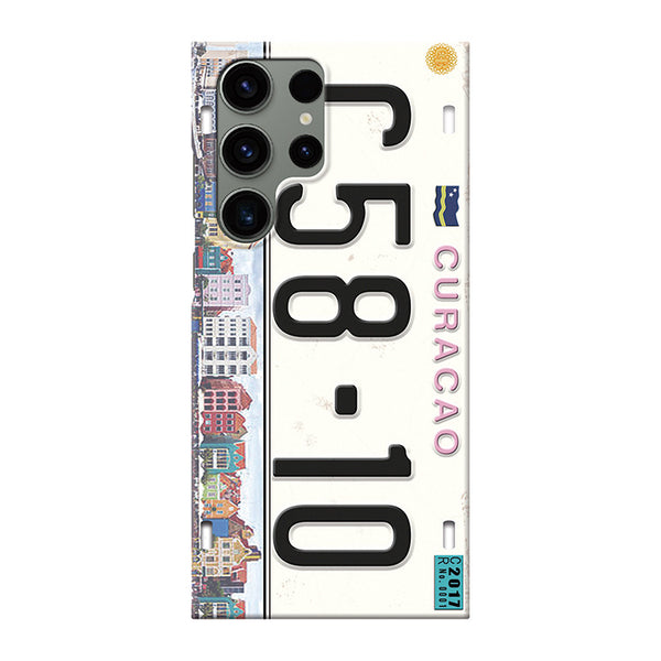 Numberplate_CURACAO 2 (ハード型スマホケース)