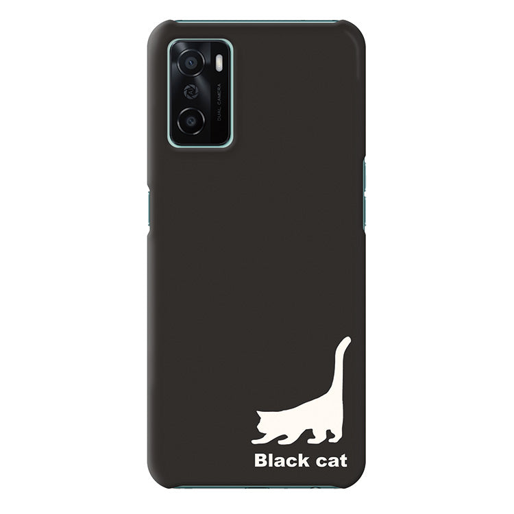ネコ柄 黒猫 (ハード型スマホケース)