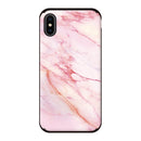 marble stone-Pink (カード収納＆ミラー付 耐衝撃ケース)