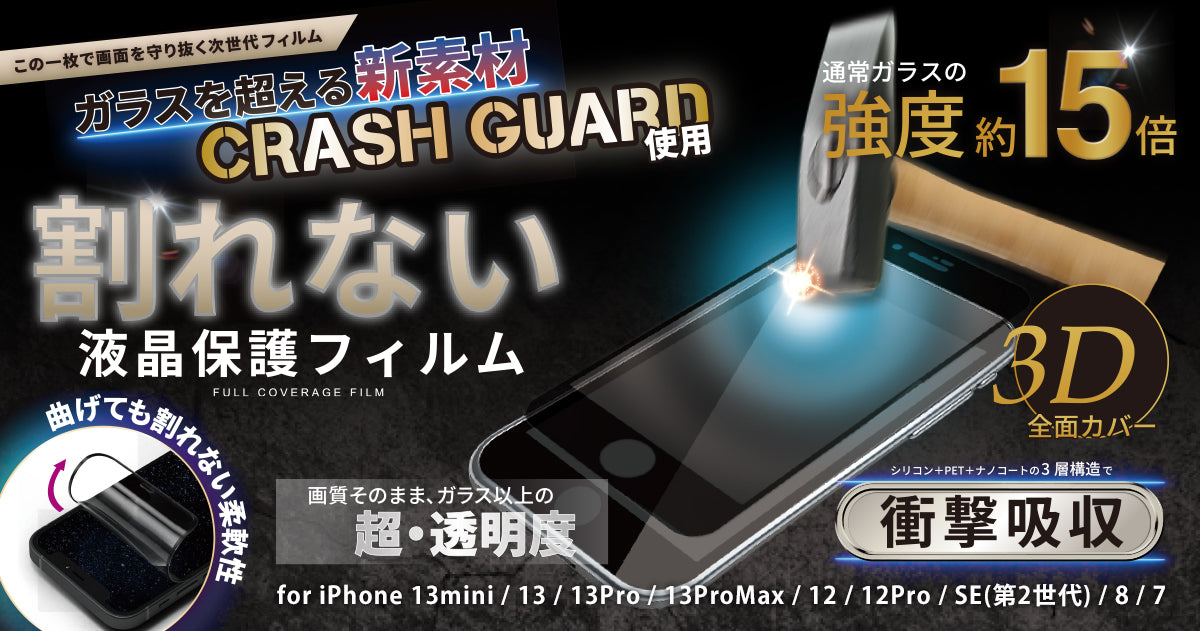 クラッシュガード液晶保護フィルム